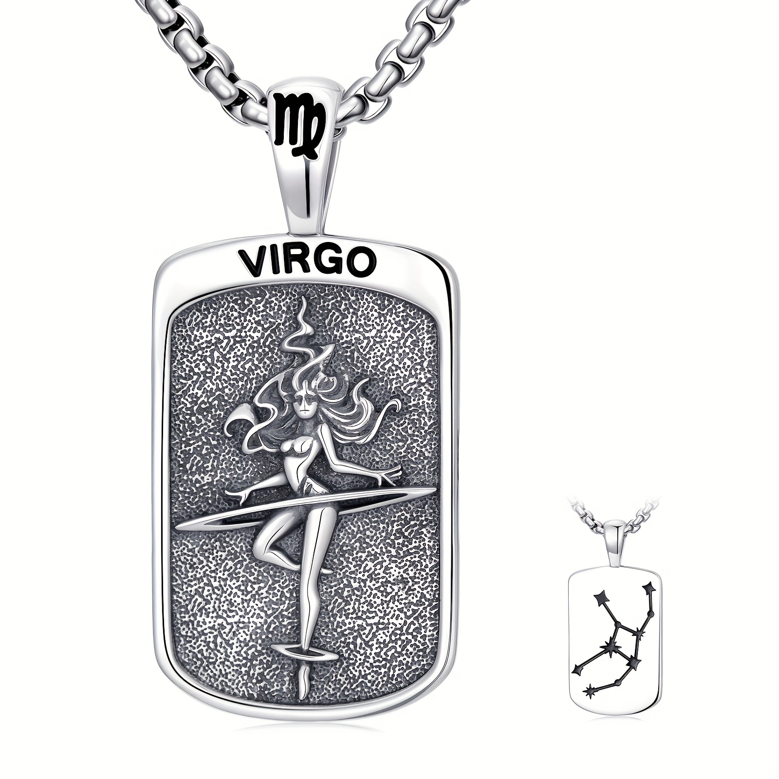 Women's 925 Sterling Silver Zodiac Constellation Necklace